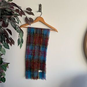 Plaid Wool Scarf